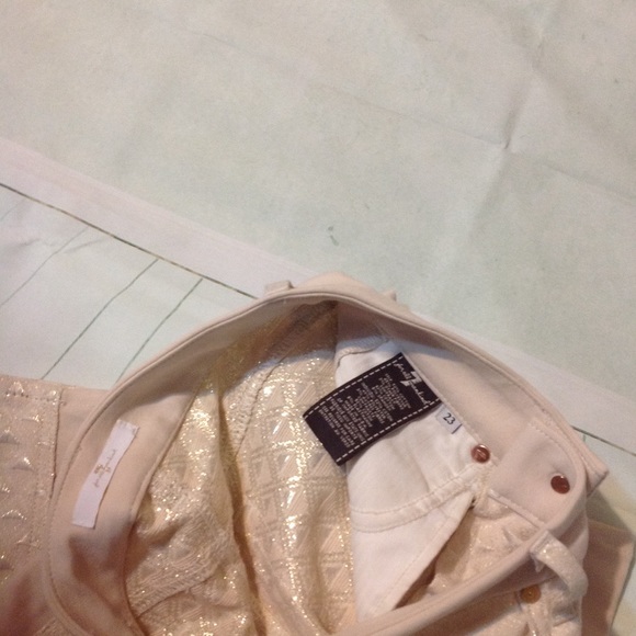 🦋 7FAM SKinny jeans size 23x28.5 - Picture 4 of 6